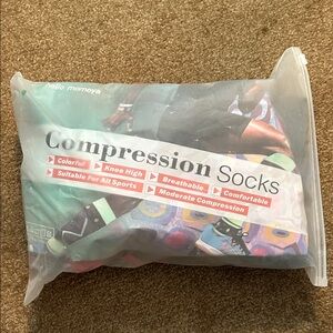 Multicolor Compression Socks